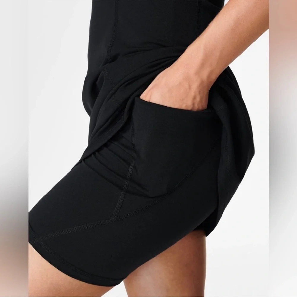 Sweaty Betty Black Racerback Tennis Dress - Picture 14 of 14